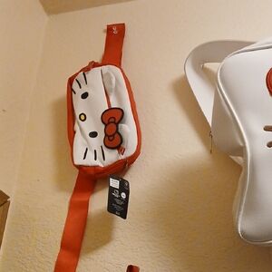 Hello Kitty Red and White Bag